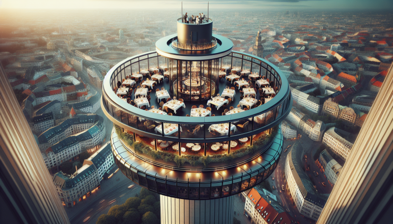 Einzigartiges Erlebnis über den Dächern Berlins: Das Drehrestaurant Sphere